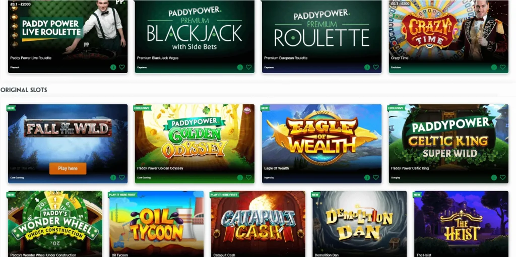 Paddy Power Slots