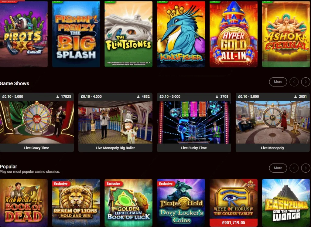 Pokerstars Casino Games